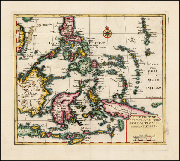 26-Southeast Asia and Philippines Map By Giambattista Albrizzi