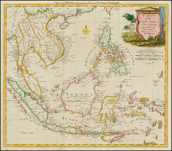 37-Southeast Asia, Philippines and Other Islands Map By Thomas Kitchin