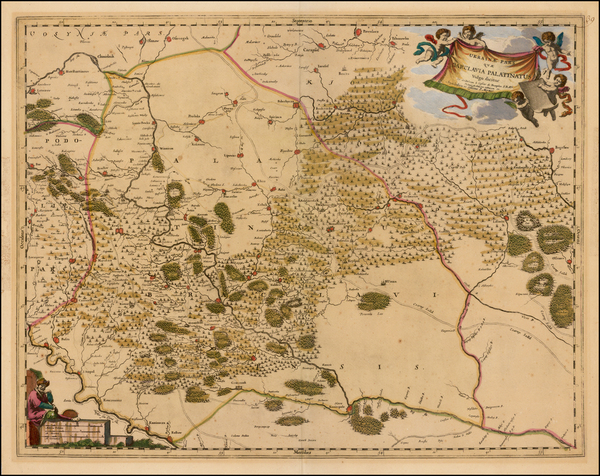 92-Ukraine Map By Johannes et Cornelis Blaeu / Pierre Mortier