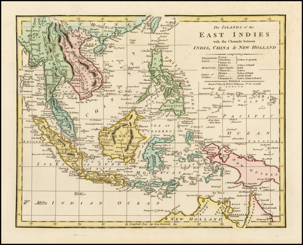 77-China, Southeast Asia and Philippines Map By Robert Wilkinson