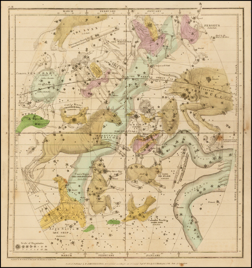 45-Celestial Maps Map By Elijah J. Burritt