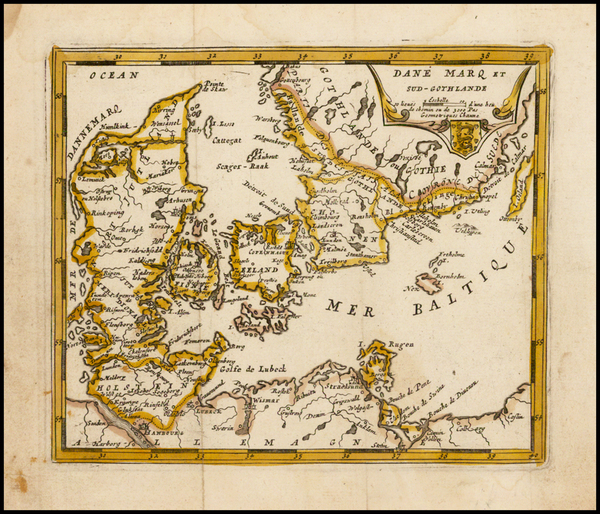 96-Scandinavia and Denmark Map By Don Francisco De Afferden