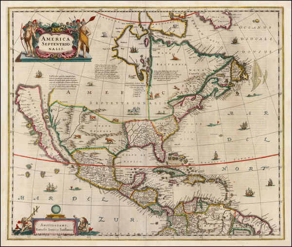 35-North America and California Map By Jan Jansson