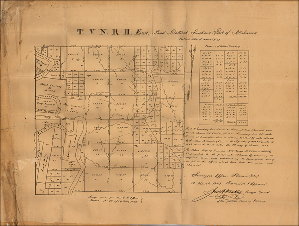 27-South and Alabama Map By Anonymous