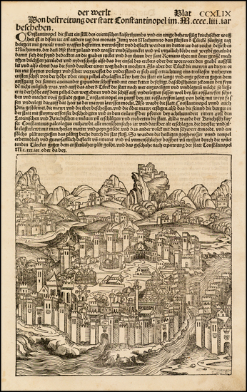 60-Turkey and Turkey & Asia Minor Map By Hartmann Schedel