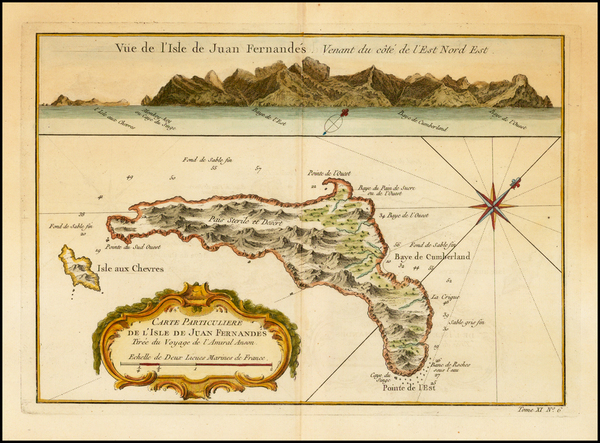 28-South America Map By Jacques Nicolas Bellin