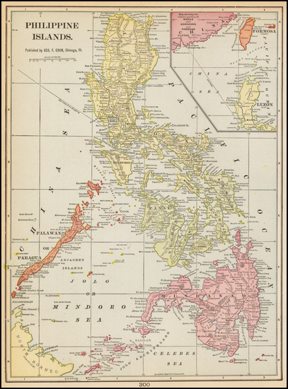 18-Philippines Map By George F. Cram