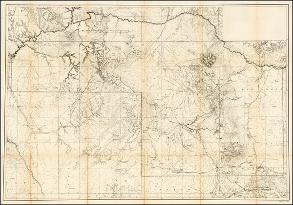 91-Southwest, Arizona, New Mexico and Utah Map By United States Department of the Interior