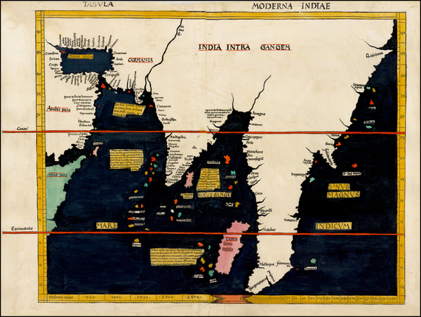 31-Indian Ocean, China, India, Southeast Asia, Central Asia & Caucasus and Middle East Map By 