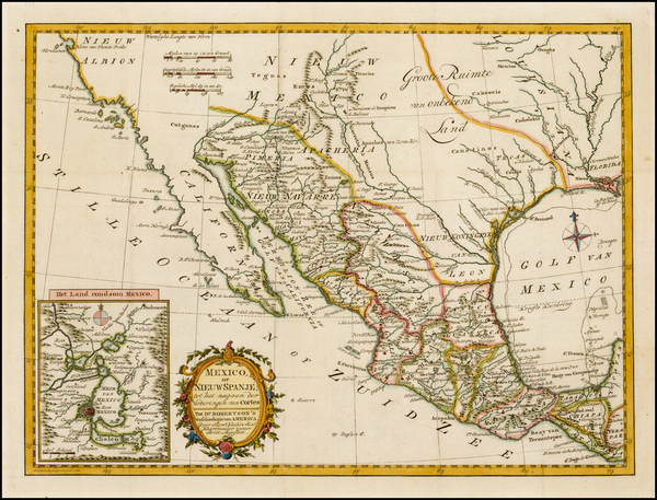 100-Texas, Southwest, Mexico and Baja California Map By Thomas Kitchin