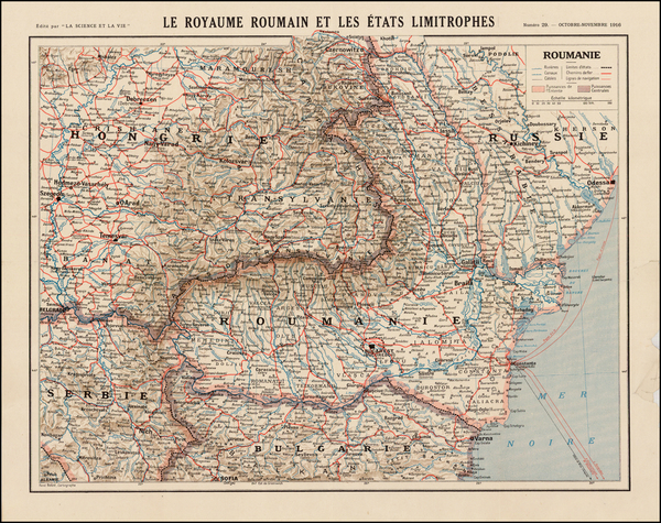 32-Hungary, Romania and Balkans Map By 