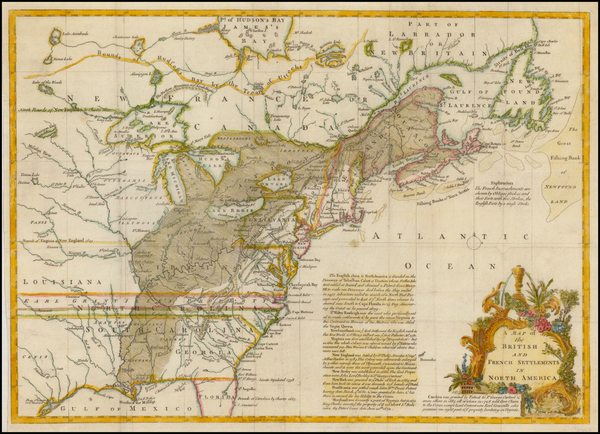 7-United States Map By Gentleman's Magazine