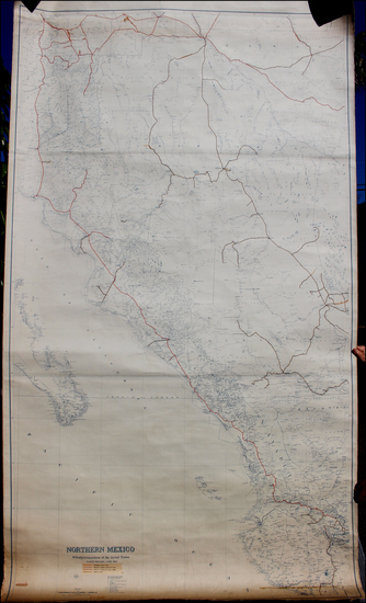 61-Texas, Southwest and Mexico Map By Southern Pacific Railroad Company