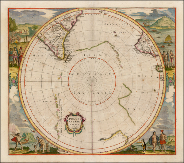 21-Polar Maps, Pacific and Australia Map By Jan Jansson