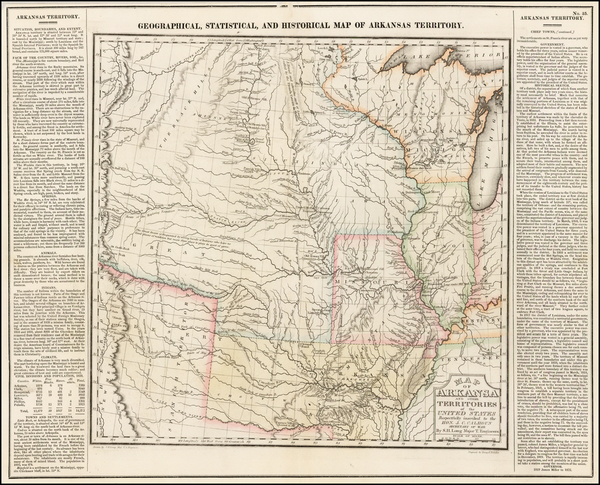 31-Texas, Midwest, Plains, Southwest and Rocky Mountains Map By Henry Charles Carey  &  Isaac 