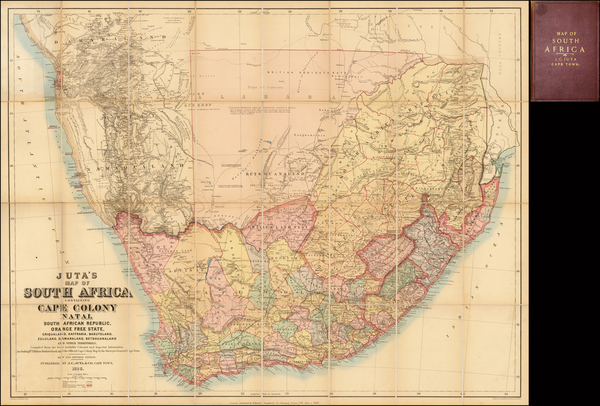 76-South Africa Map By Edward Stanford / J.C. Juta