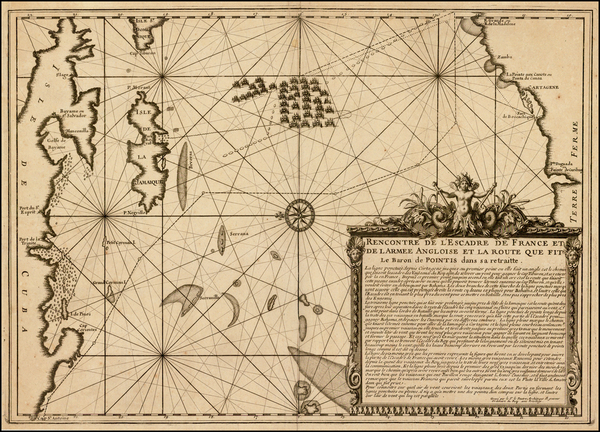 89-Caribbean and South America Map By Pierre Le Pautre