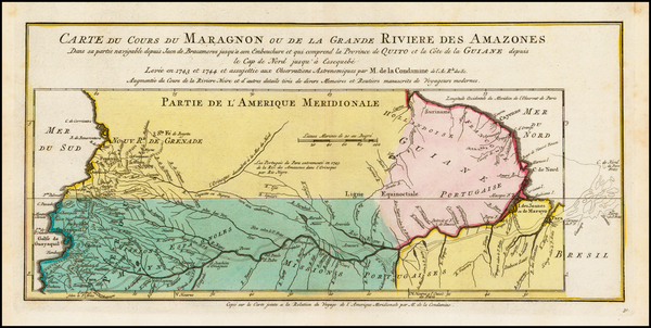 53-Colombia, Brazil, Guianas & Suriname and Peru & Ecuador Map By A. Krevelt