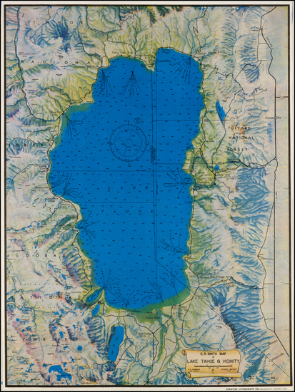 63-California Map By E. R. Smith