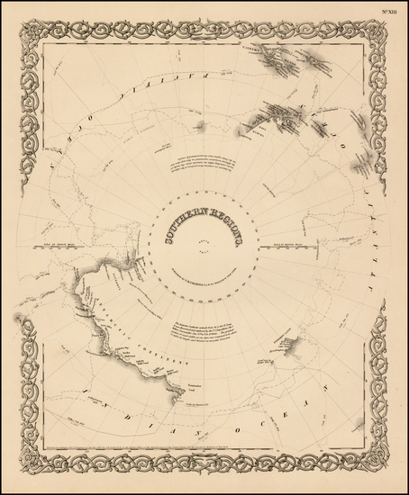 6-World and Polar Maps Map By Joseph Hutchins Colton