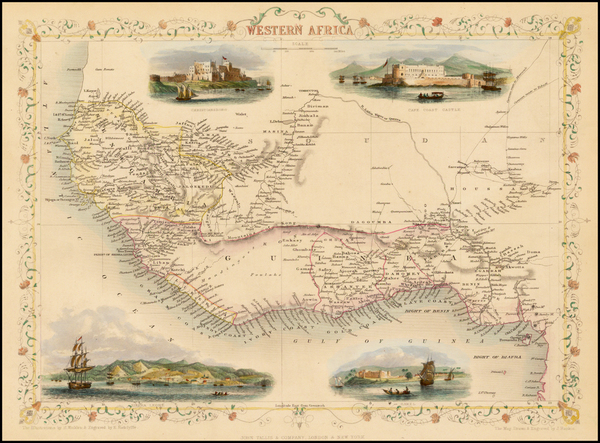 59-West Africa Map By John Tallis