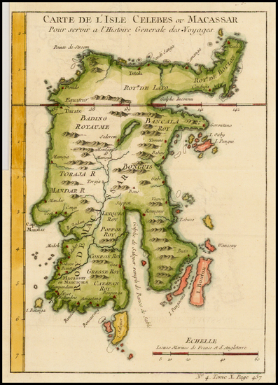 13-Southeast Asia and Other Islands Map By Jacques Nicolas Bellin