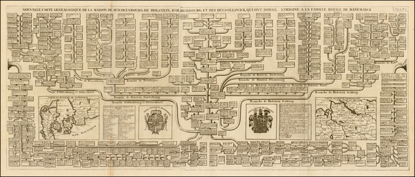 63-Denmark and Germany Map By Henri Chatelain