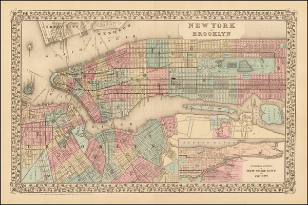 92-Mid-Atlantic Map By Samuel Augustus Mitchell Jr.