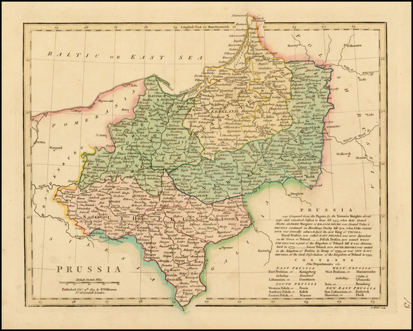 68-Poland, Balkans and Germany Map By Robert Wilkinson