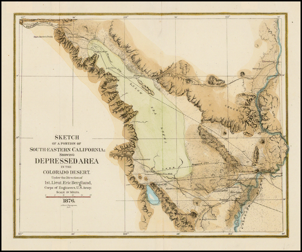 27-Southwest and California Map By Eric Berglund