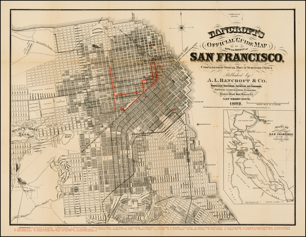 45-California Map By A.L. Bancroft & Co.