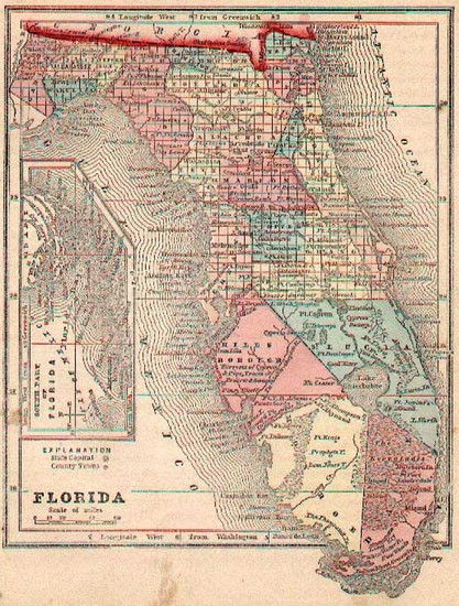 83-Southeast Map By Sidney Morse  &  Samuel Gaston