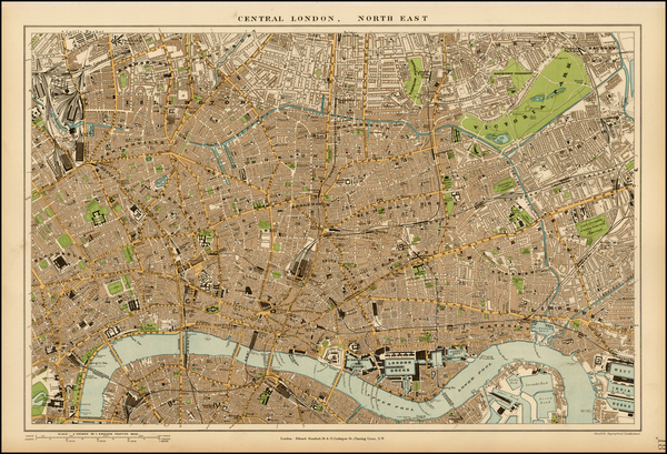 72-British Isles Map By Edward Stanford