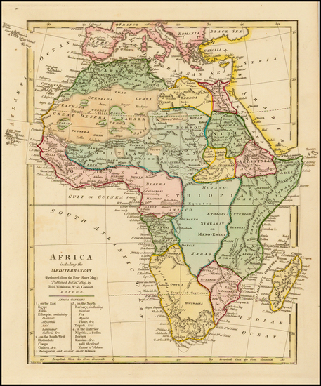 100-Africa Map By Robert Wilkinson