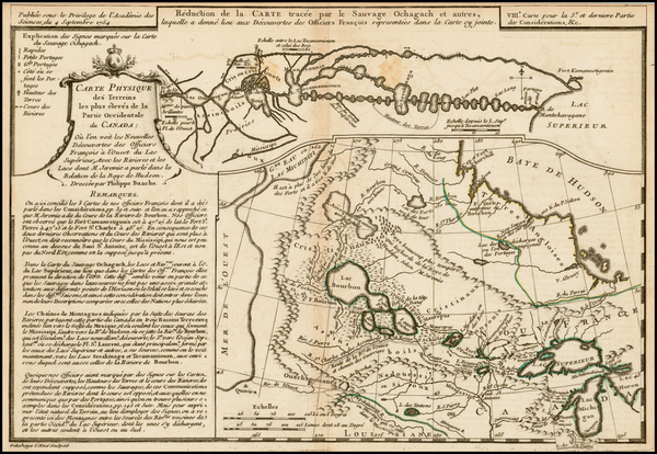 34-Midwest, Plains, Alaska and Canada Map By Philippe Buache