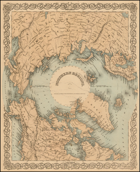 60-Polar Maps Map By G.W.  & C.B. Colton