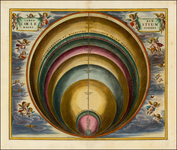 25-Celestial Maps Map By Andreas Cellarius