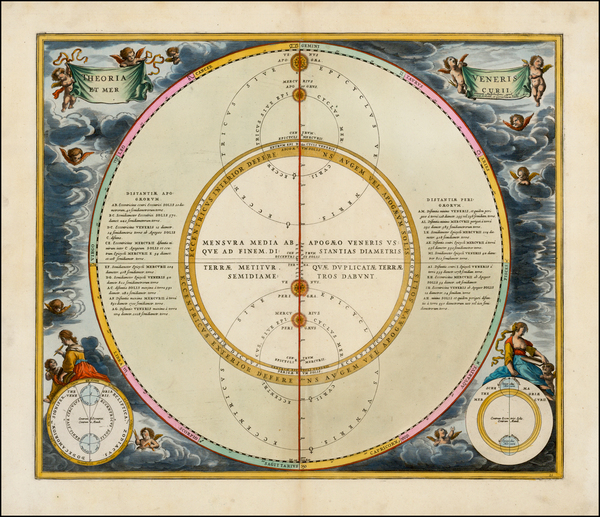 61-Celestial Maps Map By Andreas Cellarius