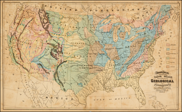 75-United States Map By O.W. Gray & Son