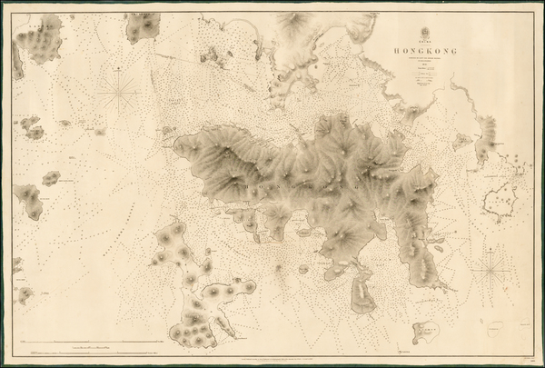 65-China and Other Islands Map By British Admiralty