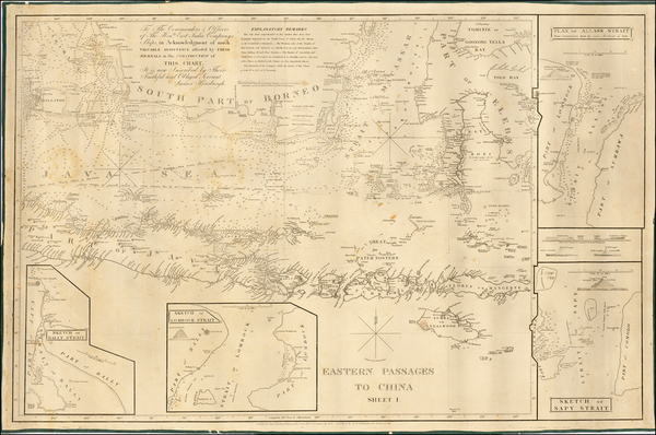 41-Southeast Asia and Other Islands Map By James Horsburgh