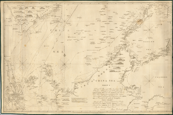 45-Southeast Asia and Philippines Map By James Horsburgh