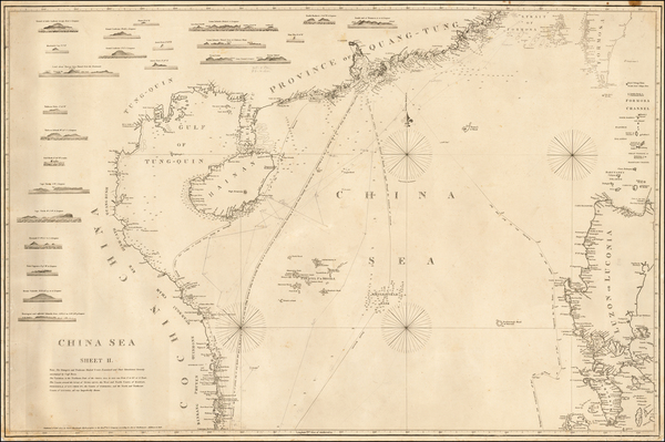 100-China, Southeast Asia and Philippines Map By James Horsburgh