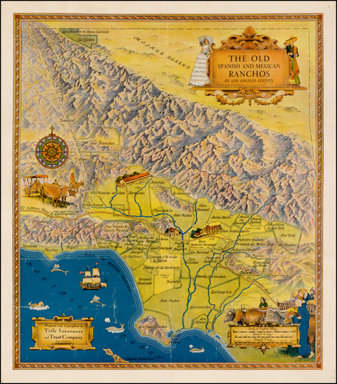 87-California Map By Title Insurance & Trust Company