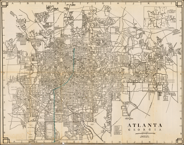 39-Southeast Map By Adamson Printing Co.