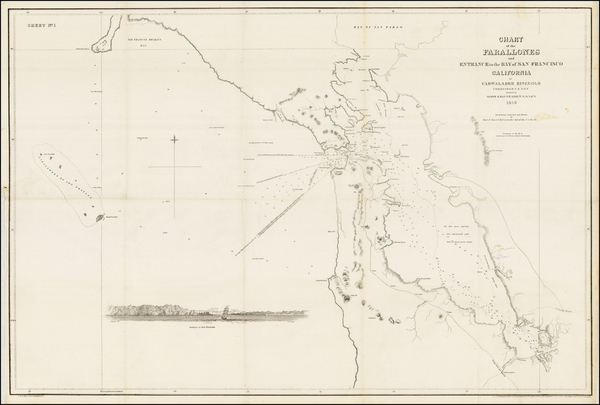 54-California and San Francisco & Bay Area Map By Cadwalader Ringgold