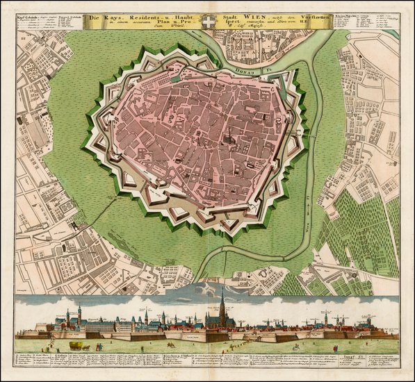 14-Austria Map By Johann Baptist Homann