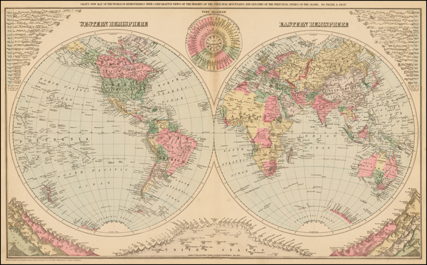 97-World and World Map By O.W. Gray