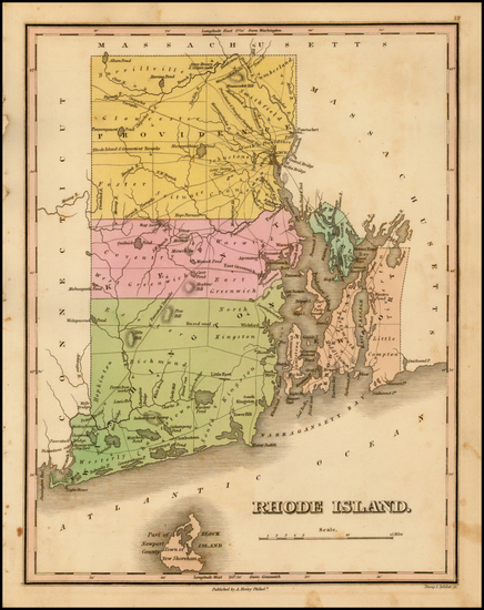 36-Rhode Island Map By Anthony Finley