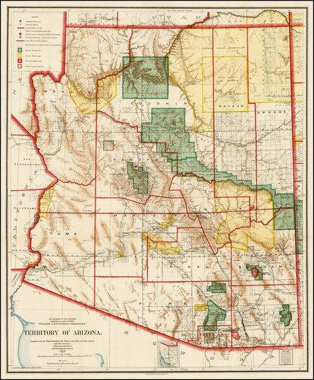 47-Southwest Map By General Land Office